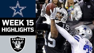 Cowboys vs Raiders  NFL Week 15 Game Highlights [upl. by Standley]