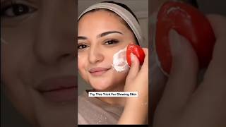 Remove Acne amp Pimples Naturally At HomeGet Glowing skin With Tomato facial skincarefacialshorts [upl. by Ralf]