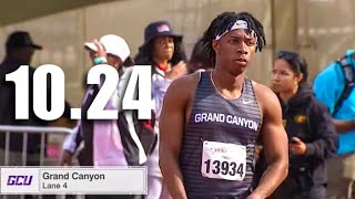 NEW 100m PR 1024  Texas Relays Recap [upl. by Elyrad]