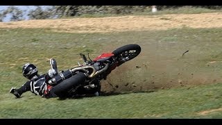 2010 Ducati Streetfighter Motorcycle Crash  MotoUSA [upl. by Ettenotna283]