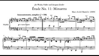 MarcAndré Hamelin  Étude No 11 in Csharp minor Minuetto [upl. by Jobe581]