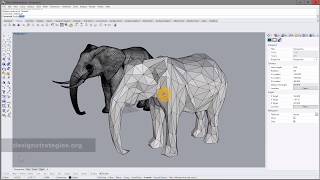 Rhino Reduce mesh from high polygon mesh models [upl. by Ennahteb19]