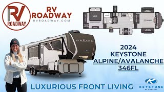 New 2024 Keystone RV Alpine Avalanche Edition 346FL [upl. by Anirbed]