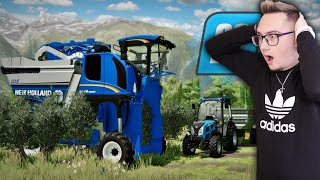 Sadownictwo amp Przetwórstwo  Zbiory Oliwek I Winogrona  Farming Simulator 22 6  MafiaSolec [upl. by Nainatrad]