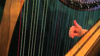 Manx Harp  Mylecharaines March celtic harp  clarsach  claasagh [upl. by Enilesoj969]