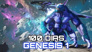 Sobrevivi 100 DIAS na SIMULAÇÃO de Ark Genesis 1  O FILME  Ark Survival Evolved [upl. by Etnod]