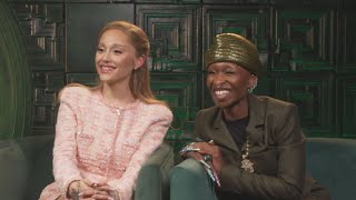 Wicked stars Ariana Grande Cynthia Erivo on the role of a lifetime [upl. by Assetak]