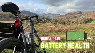 Orbea Gain D30  Battery health after 12 months cycling lakedistrict ebike orbea [upl. by Didi]