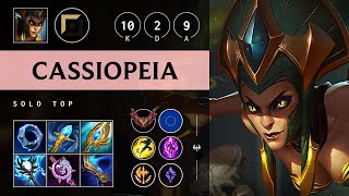 Cassiopeia Top vs Karma Legendary  EUW Grandmaster Patch 1418 [upl. by Eigla]