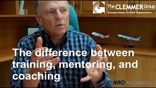 The Difference Between Training Mentoring and Coaching [upl. by Naoh]