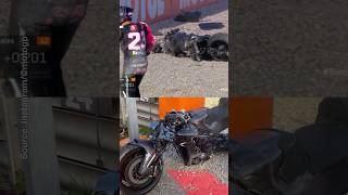 Enea Bastianini Destroys KTM RC16 at Barcelona Test  barcelonatest eneabastianini motogp [upl. by Kawai]