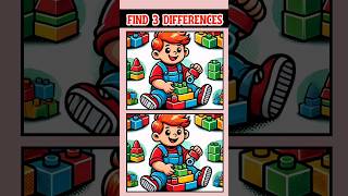 Find 3 difference 😱 can you find them all  braingame spotthedifference shorts logicgame [upl. by Yordan]