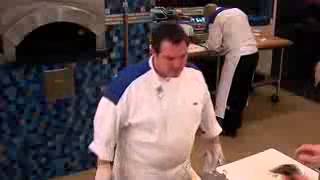 Hells Kitchen Season 8 Ep 4 Robs Burnt Pizza Uncensored [upl. by Dannel]