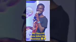 My Churchill show debutBob Mwendwa 😂😂 churchillshow kenya nairobi mombasa [upl. by Ynneb299]