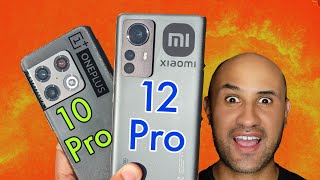 OnePlus 10 Pro vs Xiaomi 12 Pro Cámaras batería rendimiento ¿cuál es mejor celular [upl. by Sillyrama]