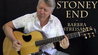 Stoney End  Barbra Streisand  Fingerstyle Guitar Solo [upl. by Ataymik598]