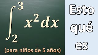 Qué es una integral Explicación desde cero [upl. by Steve]