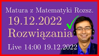 Matura z Matematyki CKE Rozszerzenie F23 202212 próbna cały arkusz [upl. by Kreiker]