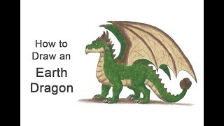 How to Draw an Earth Dragon [upl. by Latty]