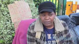 Asylum seekers protest conditions at Kinsale Road Asylum Centre [upl. by Onitnerolf]