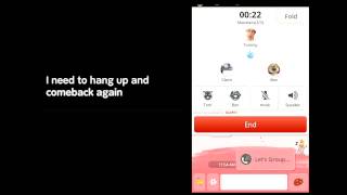 How to make free Group Call in KakaoTalk [upl. by Nylqcaj]