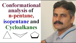 Conformations of nPentane Isopentane and Cycloalkanes [upl. by Leizahaj]