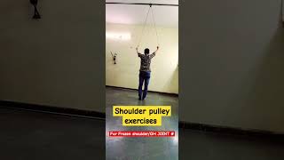 Exercises for shoulderpain shoulder pulley exercises [upl. by Dnalon126]