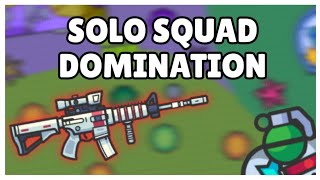 Solo Squad Domination  ZombsRoyaleio [upl. by Ahsika]