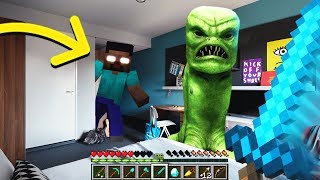 NEVER PLAY MINECRAFT IN REAL LIFE SCARY [upl. by Tanner]