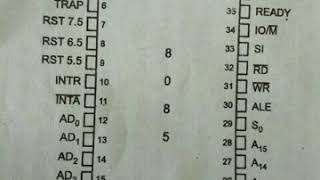 8085 Pin configuration in Tamil  Microprocessor and Microcontroller [upl. by Kentiga]