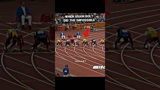 WHEN USAIN BOLT DID THE IMPOSSIBLE⚡fastest usainbolt 100k sprinter sprinting running million [upl. by Naquin]