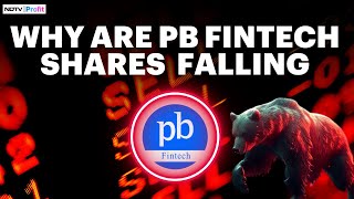 PB Fintech Shares Why Are PB Fintech Shares Falling In Trade I PB Fintech Share News [upl. by Willabella]