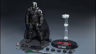 New Batman Armored suit Bvs action figure by Fondjoy shown preorders should be opening soon [upl. by Arretnahs]