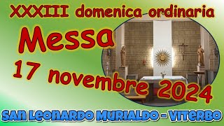 Messa 17 novembre 2024 [upl. by Thomas]