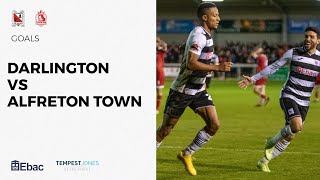 Goals Darlington v Alfreton Town [upl. by Christos584]