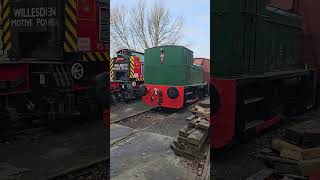 KWVR Heritage Diesel Train Ingrow West Station 4k [upl. by Azmuh]