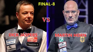 Dick JASPERS vs Martin HORN  FINAL 8  World Cup Billiards 3 Cushion Seoul 2024 [upl. by Noivaz]