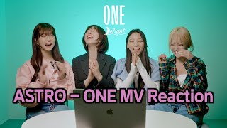 ASTRO 아스트로  ONE MV REACTION by Delight [upl. by Huttan]