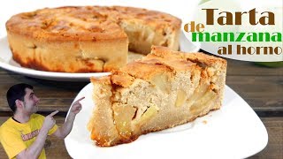 TARTA de MANZANA al horno 😍🍏😋 Pastel o torta DELICIOSA Receta fácil  272 [upl. by Ekeiram397]