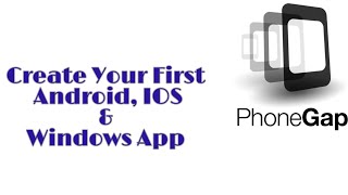 Create Android Application using HTML  PhoneGap Tutorial in Hindi [upl. by Timon214]