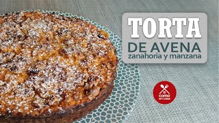 TORTA DE AVENA ZANAHORIA Y MANZANA [upl. by Aima]