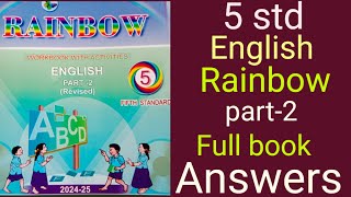 5 std English Rainbow part2 Full Book answers englisheasy8320 Rainbow part2 answers [upl. by Malissa]