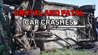 Brutal and Fatal Car Crashes 30 [upl. by Notffilc]