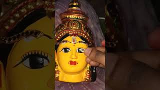 varamahalashmi face decor teamsvaramahalakshmi decoration [upl. by Anwat]