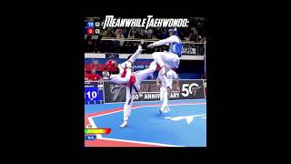 Karate vs Taekwondo In Real Life shorts [upl. by Seigel]