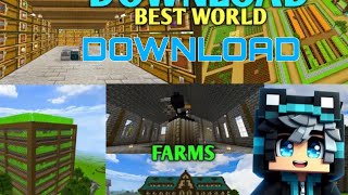 Minecraft Sarvaival World Download 121 MCPEDownload link [upl. by Dev]