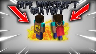 COMMENT AVOIR UNE CAPE MINECRAFT GRATUITEMENT 2021 FR [upl. by Hubie111]