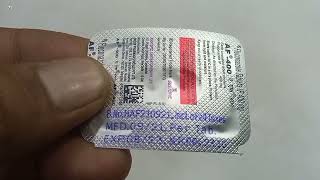 AF400mg Tablet  Fluconazole 400mg Tablet  AF400mg Tablet Uses Side effects Dosage Review Hindi [upl. by Ahtenek226]