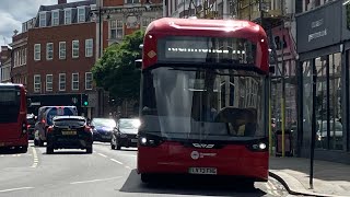 Journey on BRAND NEW Transport UK Wrightbus GB kite LV73 FHG 1710 on bus route R70 [upl. by Ijnek913]