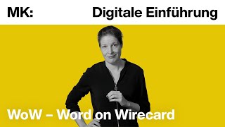 Digitale Einführung Word on Wirecard  Münchner Kammerspiele [upl. by Biancha431]